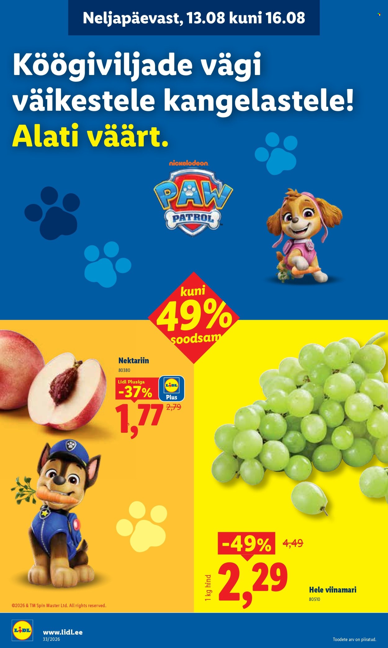 Lidl kliendileht - 10.08.2026 - 16.08.2026. Lehekülg 40