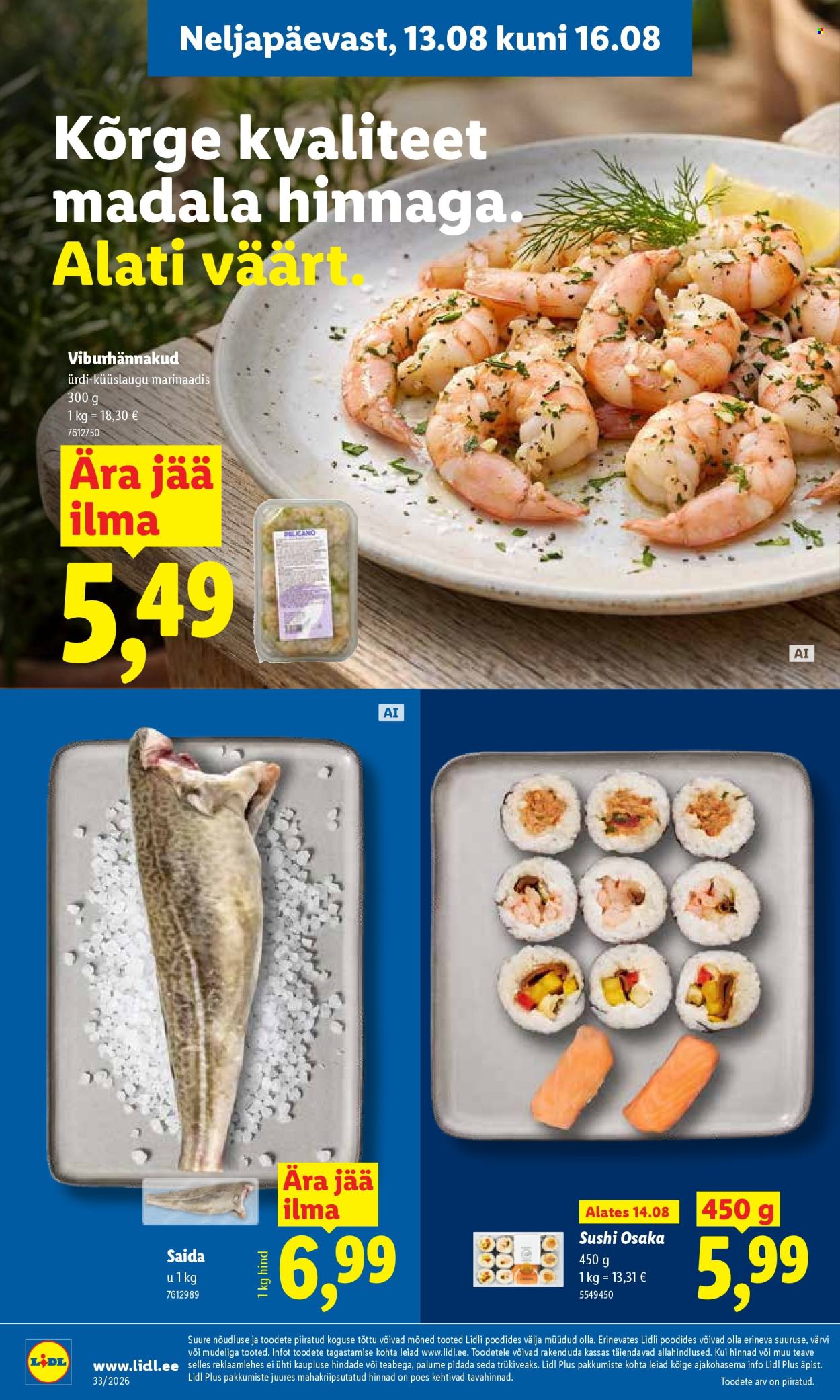 Lidl kliendileht - 10.08.2026 - 16.08.2026. Lehekülg 42