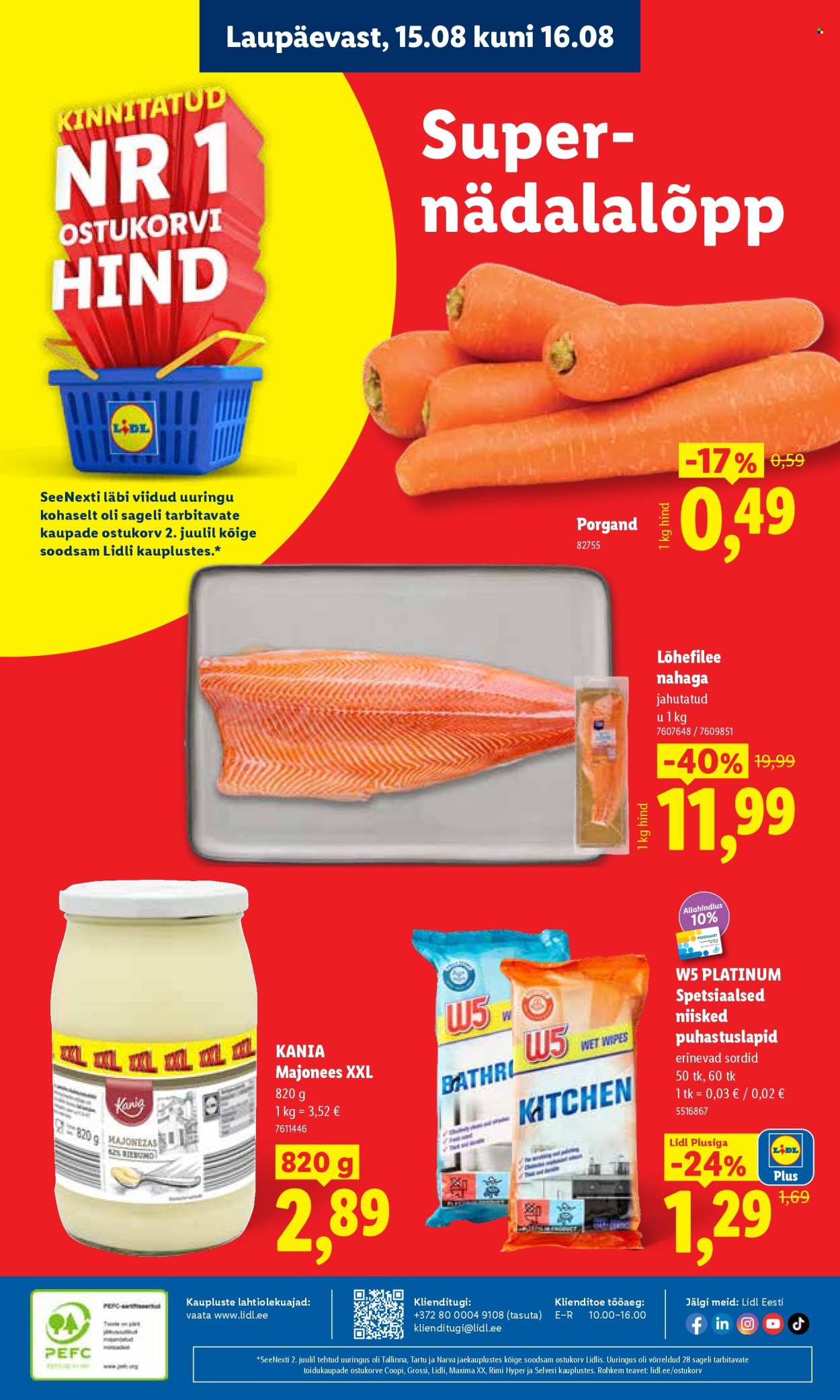 Lidl kliendileht - 10.08.2026 - 16.08.2026. Lehekülg 44