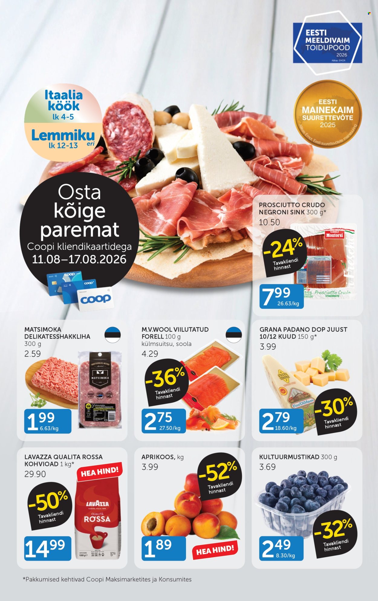 Coop kliendileht - 11.08.2026 - 17.08.2026. Lehekülg 1