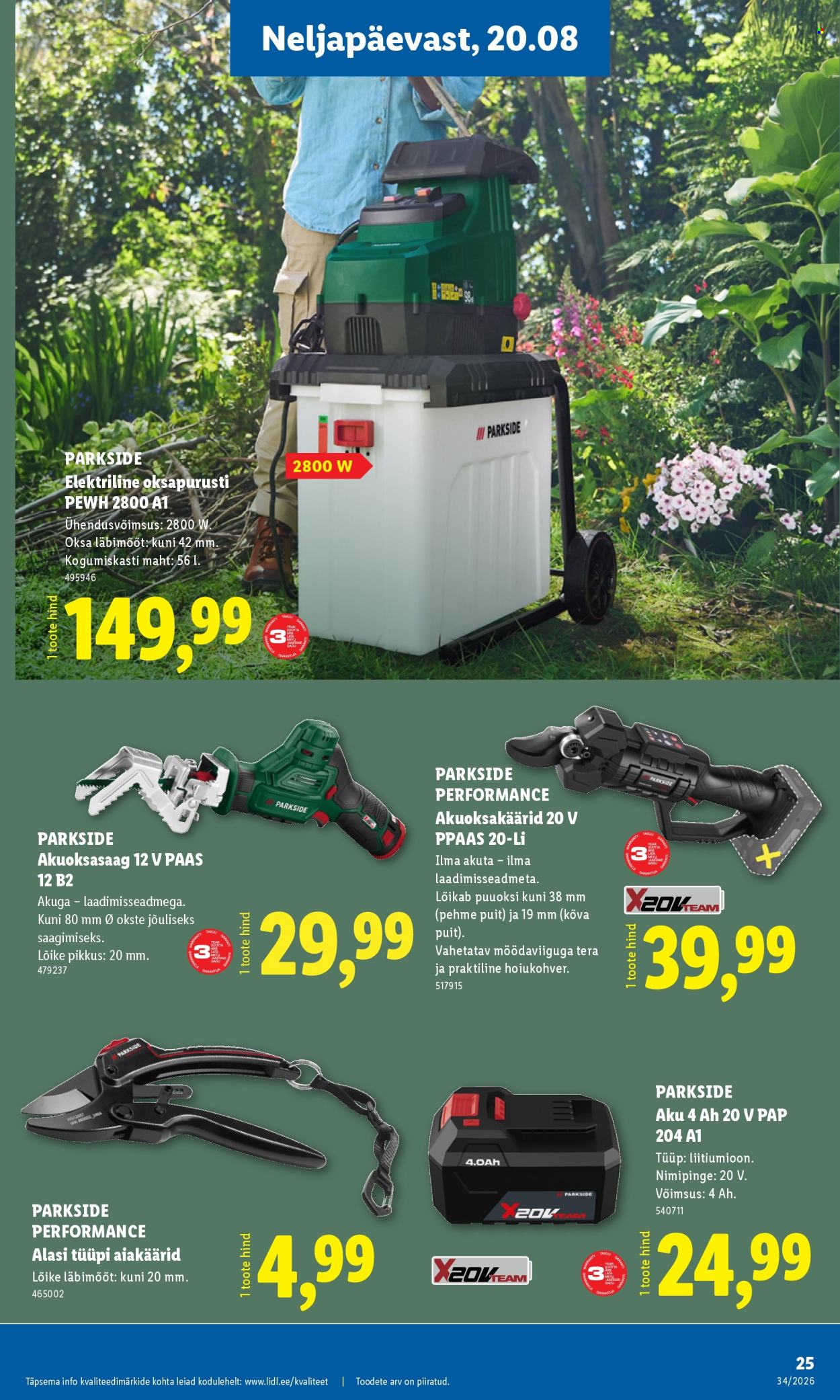 Lidl kliendileht - 17.08.2026 - 23.08.2026. Lehekülg 11