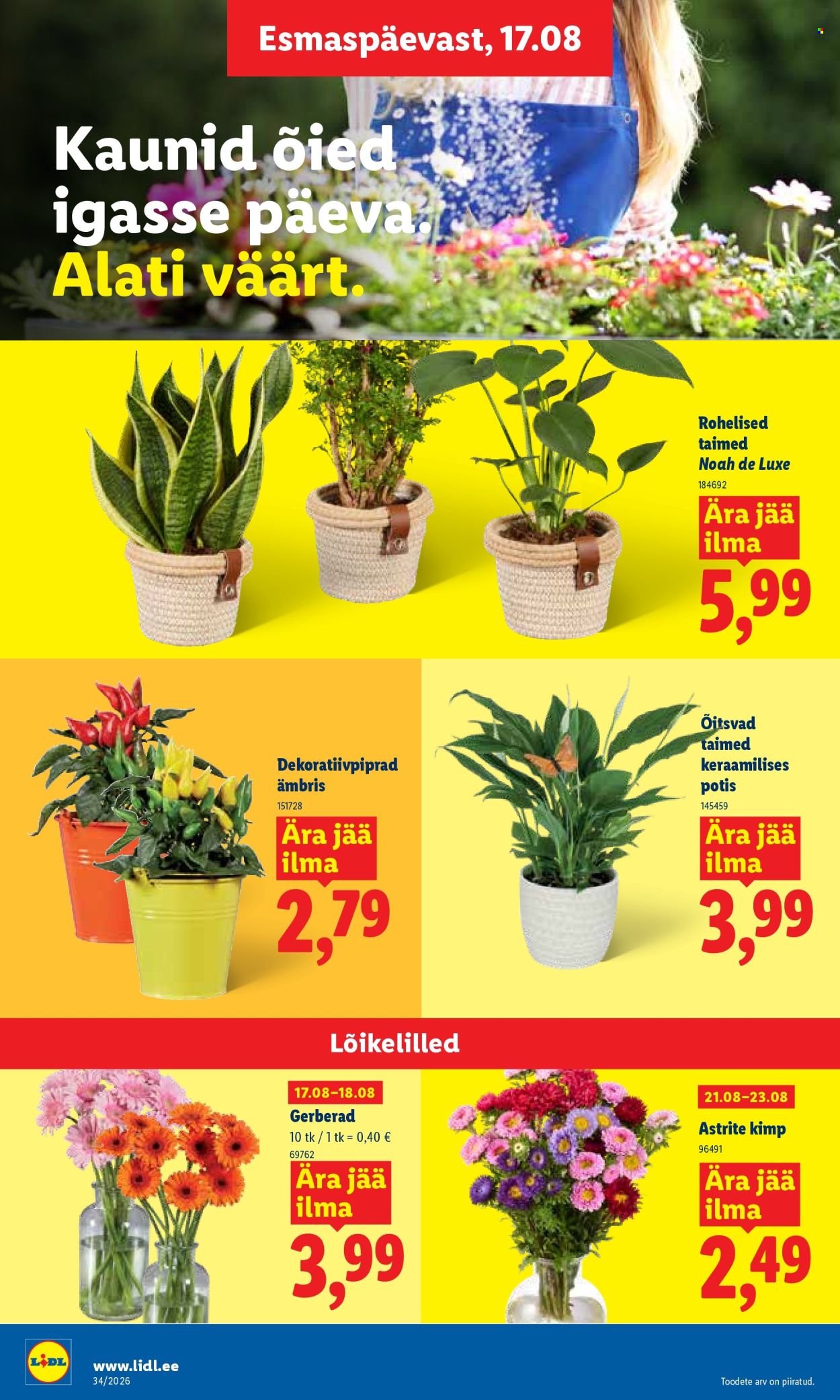 Lidl kliendileht - 17.08.2026 - 23.08.2026. Lehekülg 6