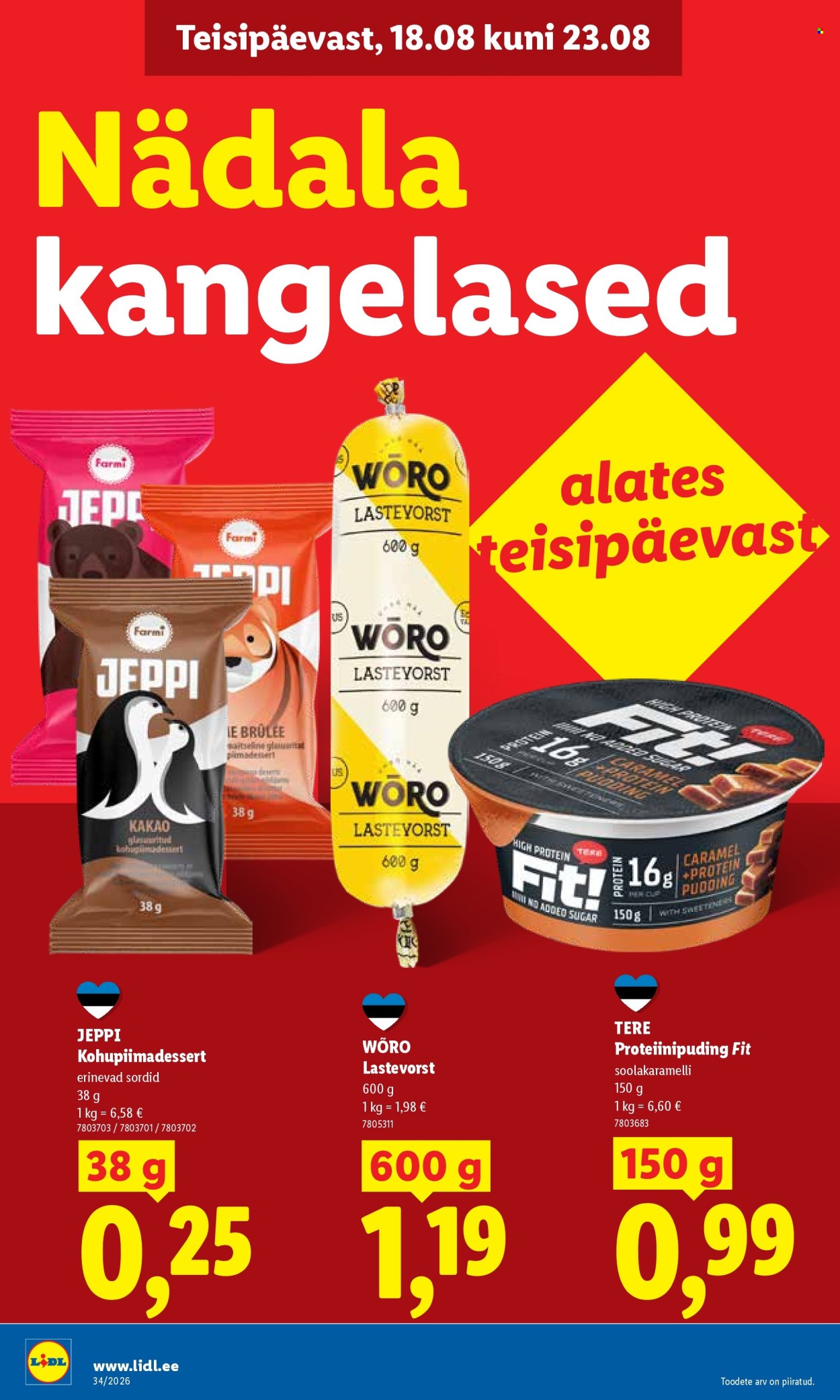 Lidl kliendileht - 17.08.2026 - 23.08.2026. Lehekülg 8