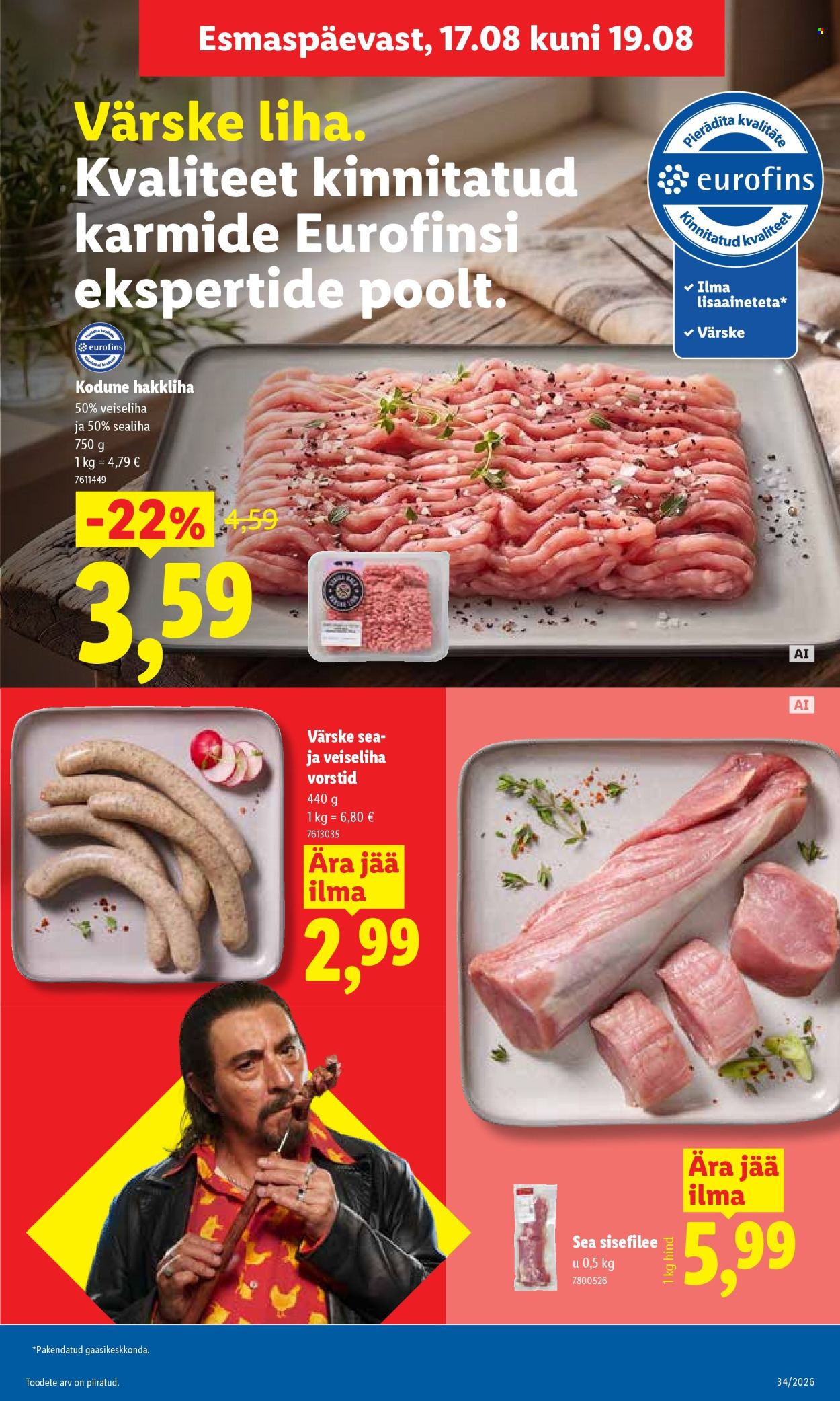 Lidl kliendileht - 17.08.2026 - 23.08.2026. Lehekülg 9