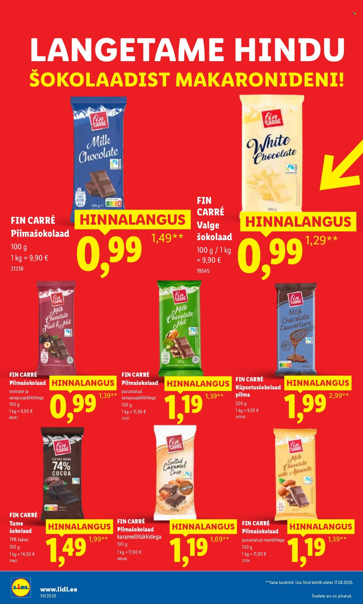 Lidl kliendileht - 17.08.2026 - 23.08.2026. Lehekülg 16