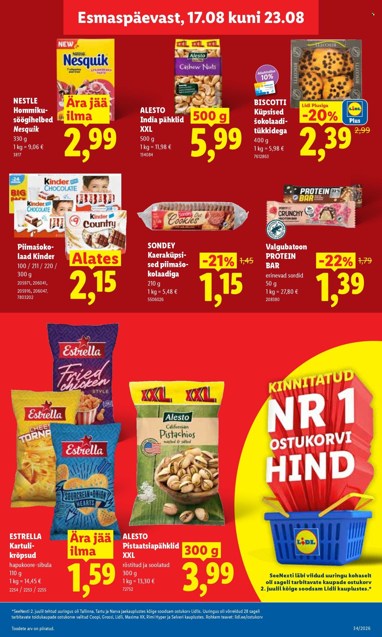 Lidl kliendileht - 17.08.2026 - 23.08.2026. Lehekülg 19