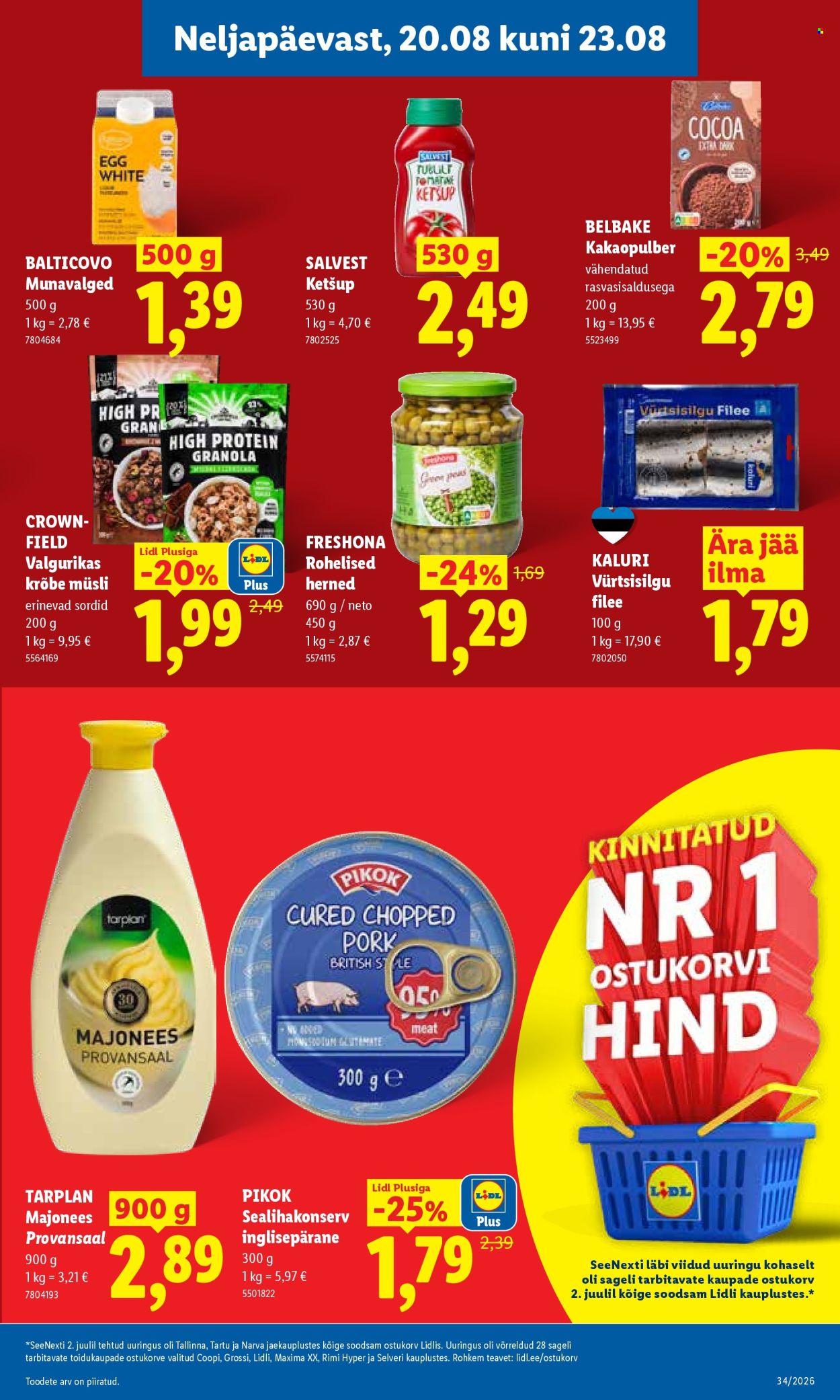 Lidl kliendileht - 17.08.2026 - 23.08.2026. Lehekülg 31