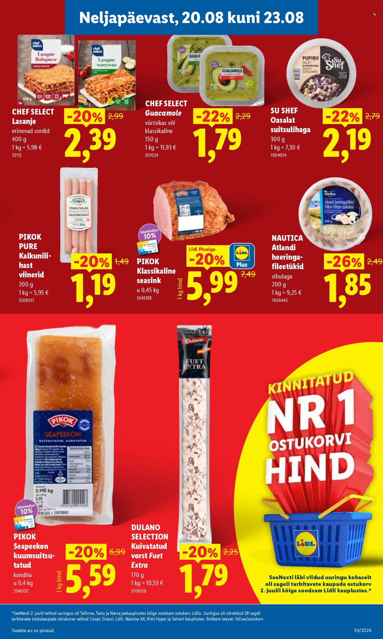 Lidl kliendileht - 17.08.2026 - 23.08.2026. Lehekülg 33