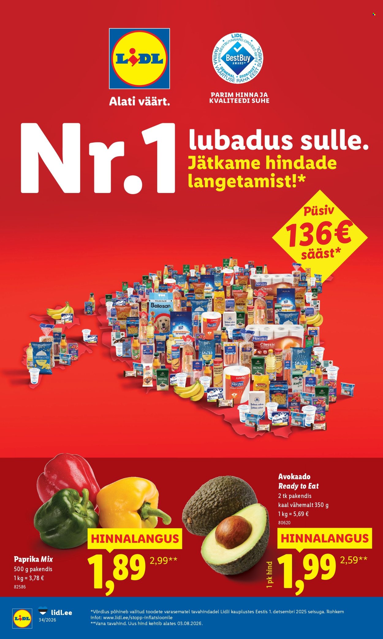 Lidl kliendileht. Lehekülg 1