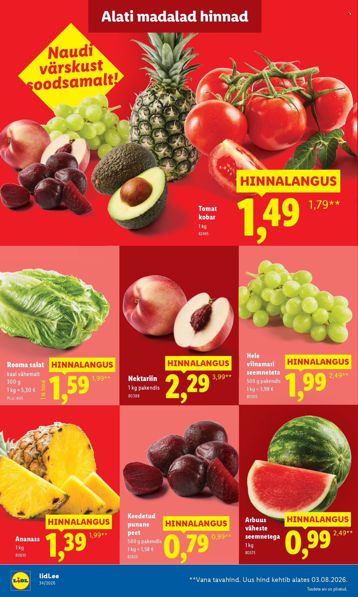 Lidl kliendileht. Lehekülg 2