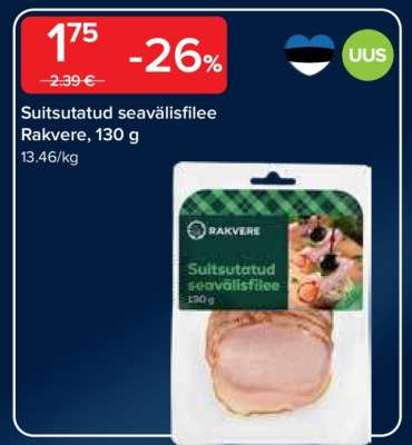 Suitsutatud seavälisfilee
