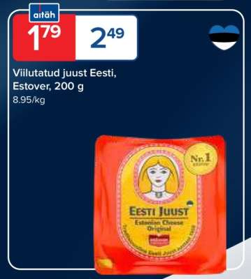 Viilutatud juust Eesti, Estover