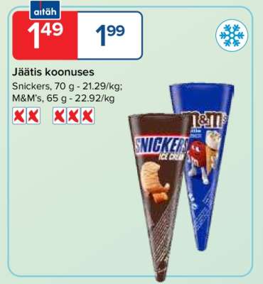 Jäätis koonuses