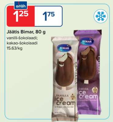 Jäätis Bimar, 80 g