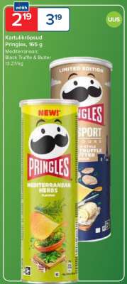 Kartulikrõpsud Pringles