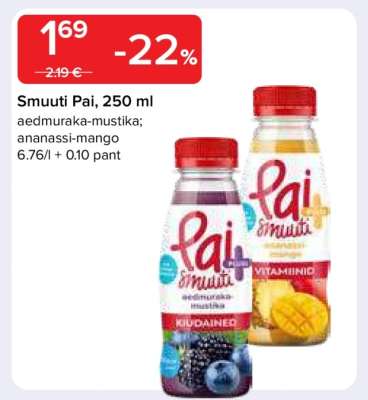 Smuuti Pai, 250 ml