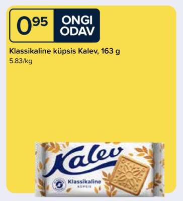 Klassikaline küpsis Kalev
