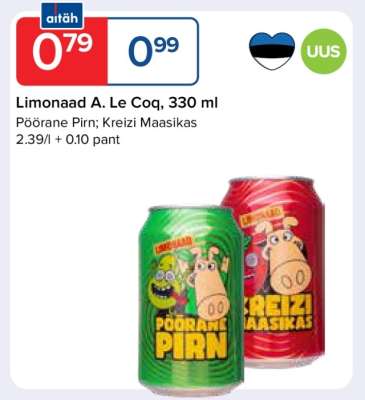 Limonaad A. Le Coq, 330 ml