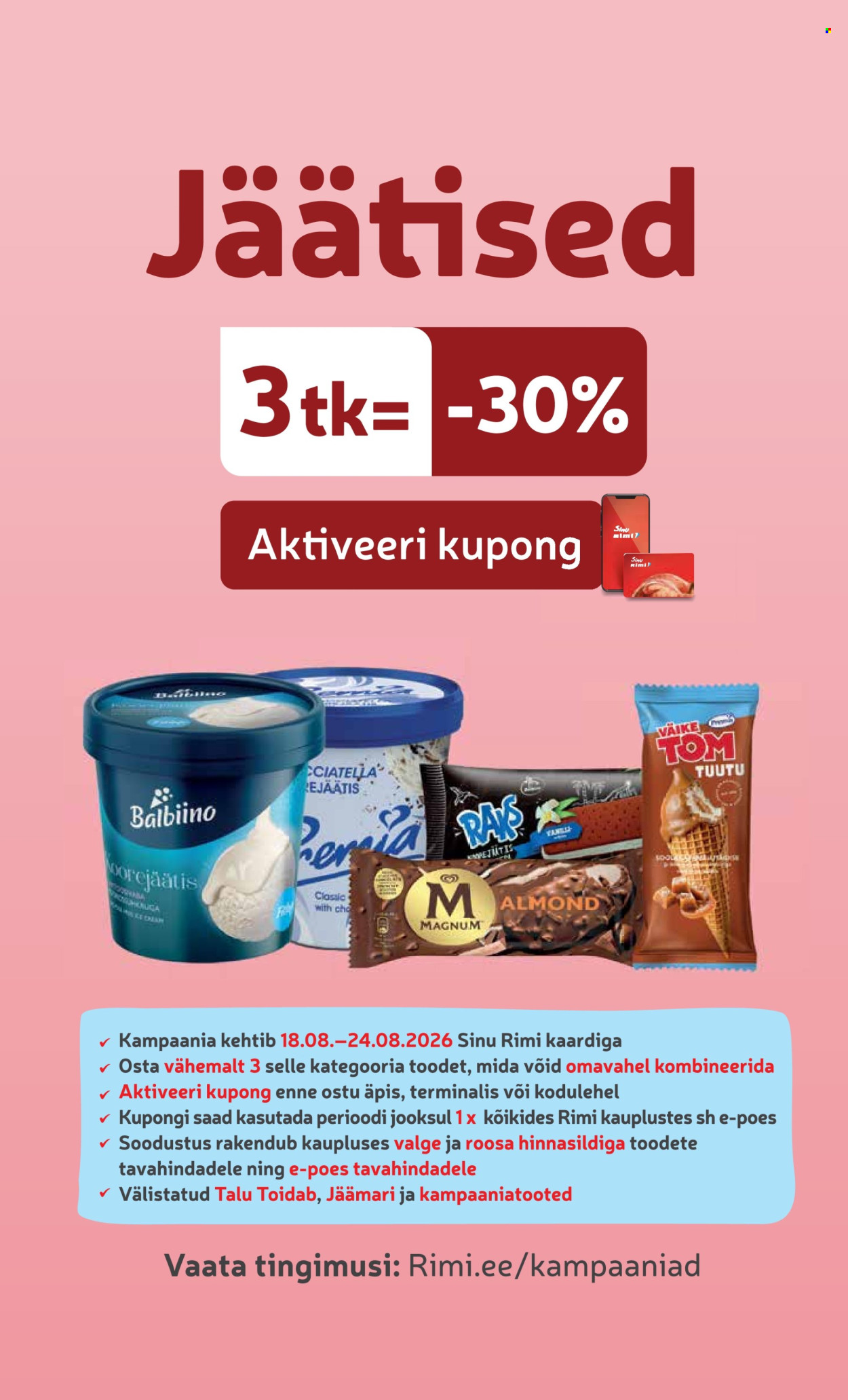 Rimi kliendileht - 18.08.2026 - 24.08.2026. Lehekülg 26