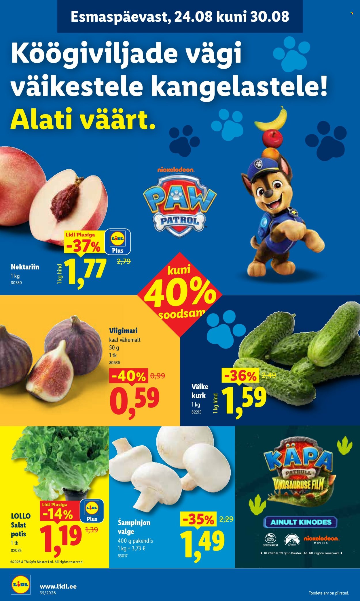 Lidl kliendileht - 24.08.2026 - 30.08.2026. Lehekülg 2