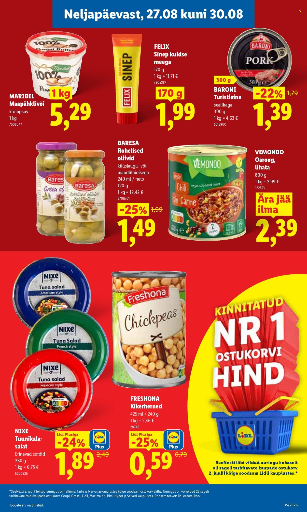Lidl kliendileht - 24.08.2026 - 30.08.2026. Lehekülg 27