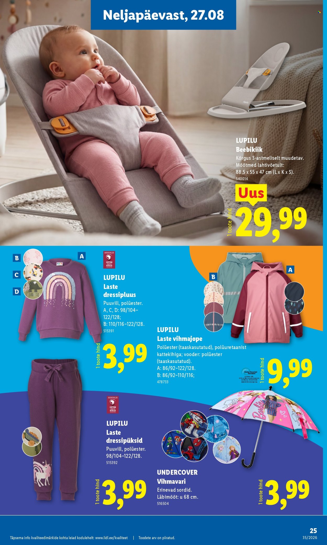 Lidl kliendileht - 24.08.2026 - 30.08.2026. Lehekülg 11