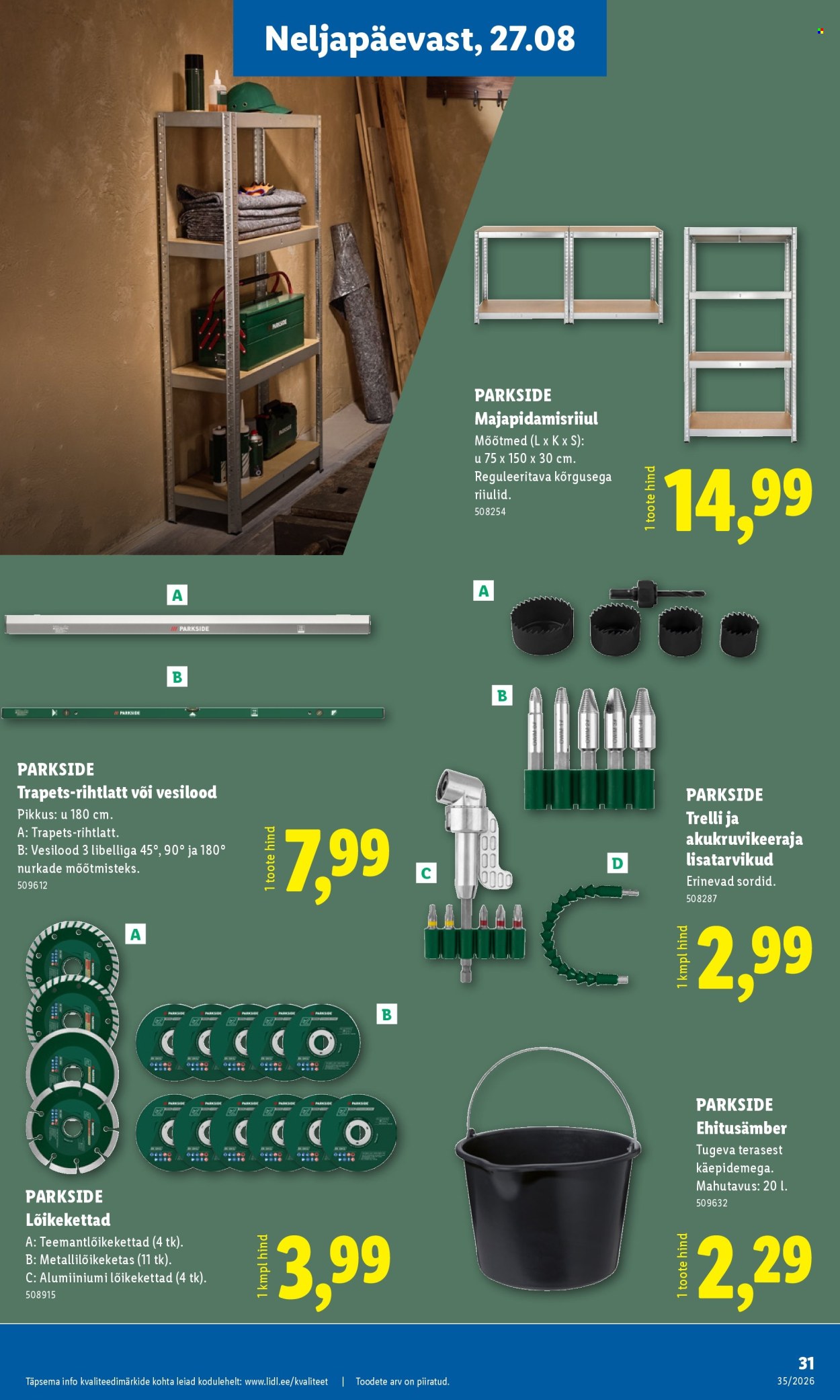 Lidl kliendileht - 24.08.2026 - 30.08.2026. Lehekülg 17