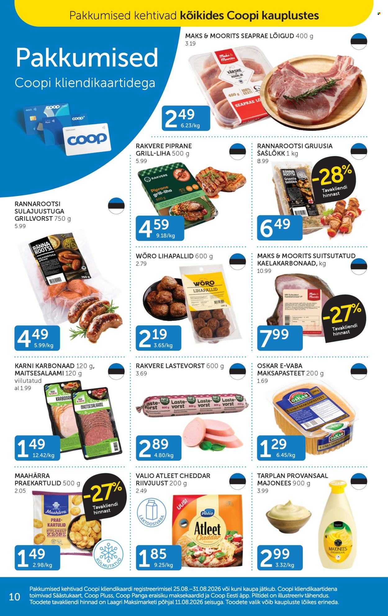 Coop kliendileht - 25.08.2026 - 31.08.2026. Lehekülg 10