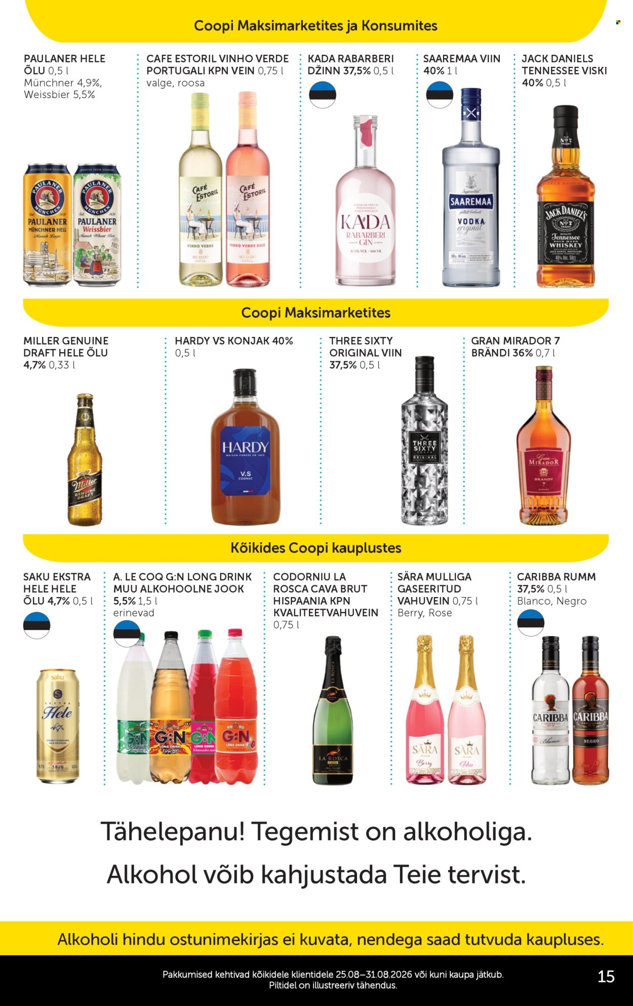 Coop kliendileht - 25.08.2026 - 31.08.2026. Lehekülg 15