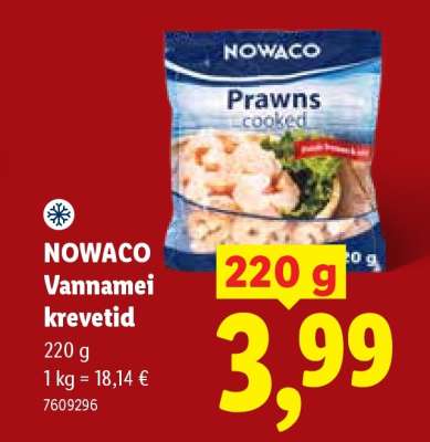 NOWACO Vannamei krevetid