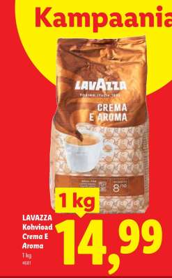 LAVAZZA Kohvioad Crema e Aroma