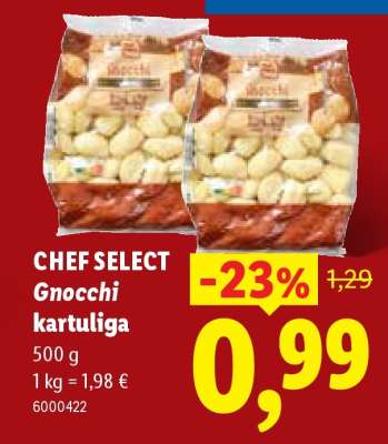 CHEF SELECT Gnocchi kartuliga