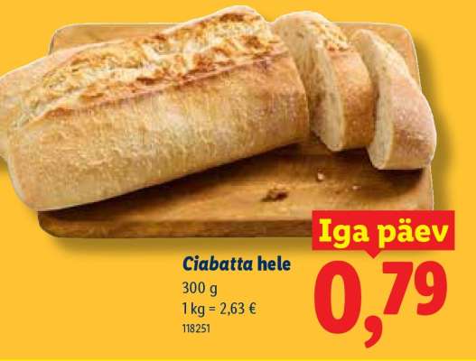 Ciabatta, hele