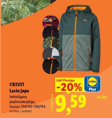 CRIVIT Laste jope