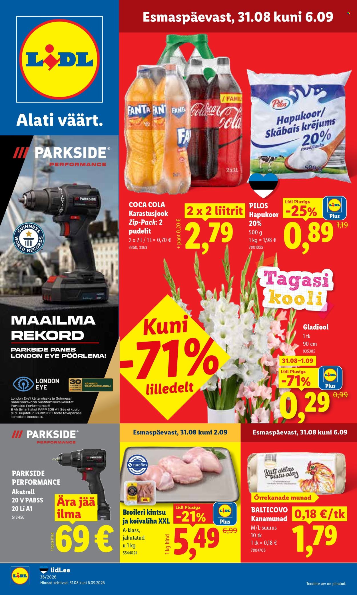Lidl kliendileht - 31.08.2026 - 06.09.2026. Lehekülg 1