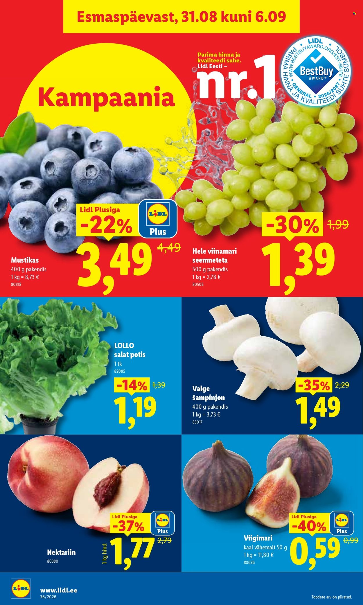 Lidl kliendileht - 31.08.2026 - 06.09.2026. Lehekülg 6