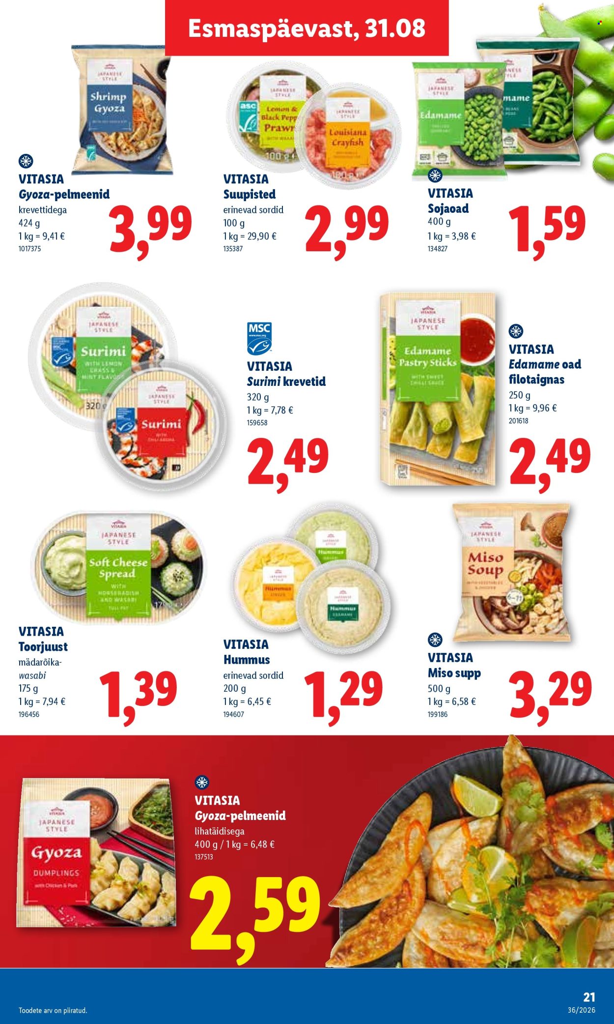 Lidl kliendileht - 31.08.2026 - 06.09.2026. Lehekülg 21