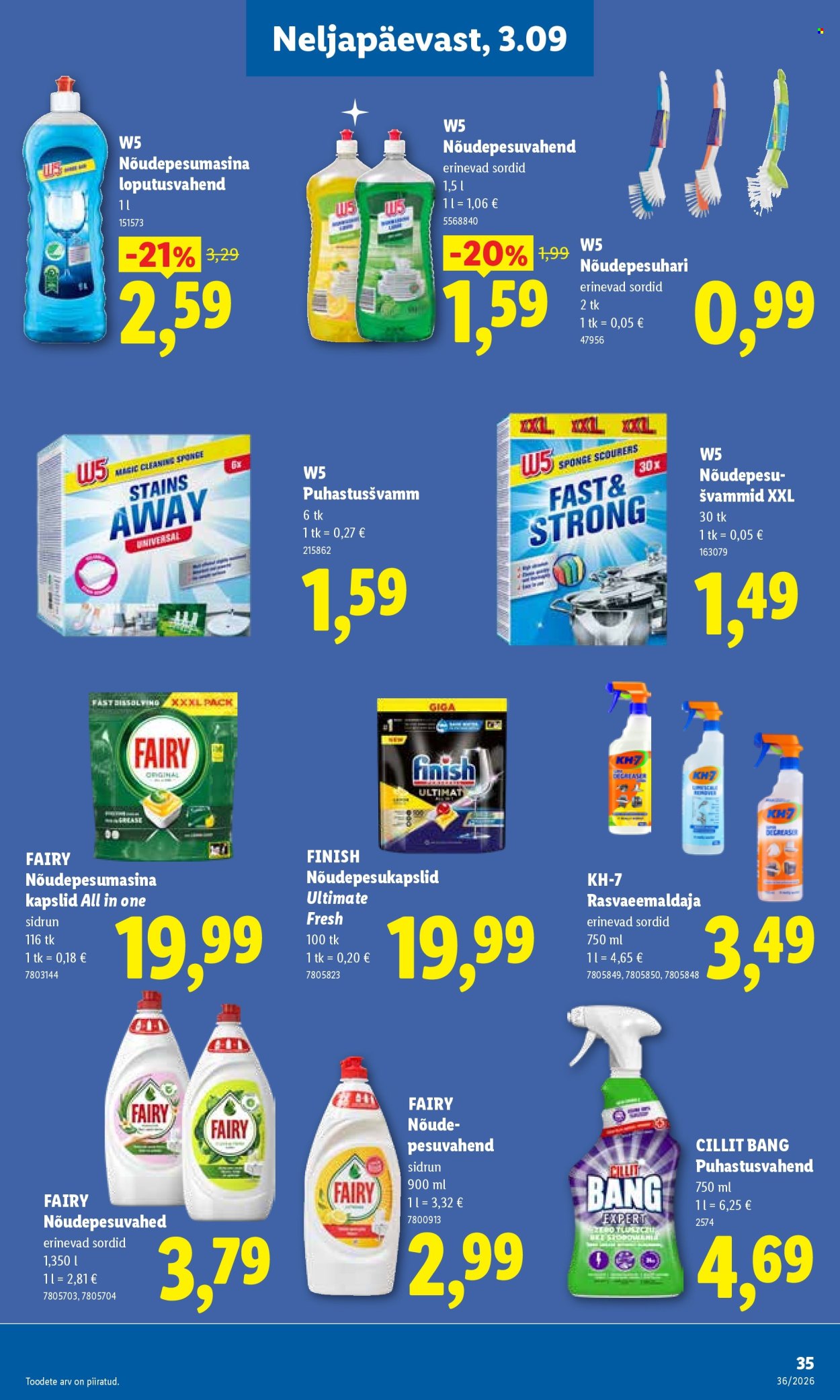 Lidl kliendileht - 31.08.2026 - 06.09.2026. Lehekülg 31