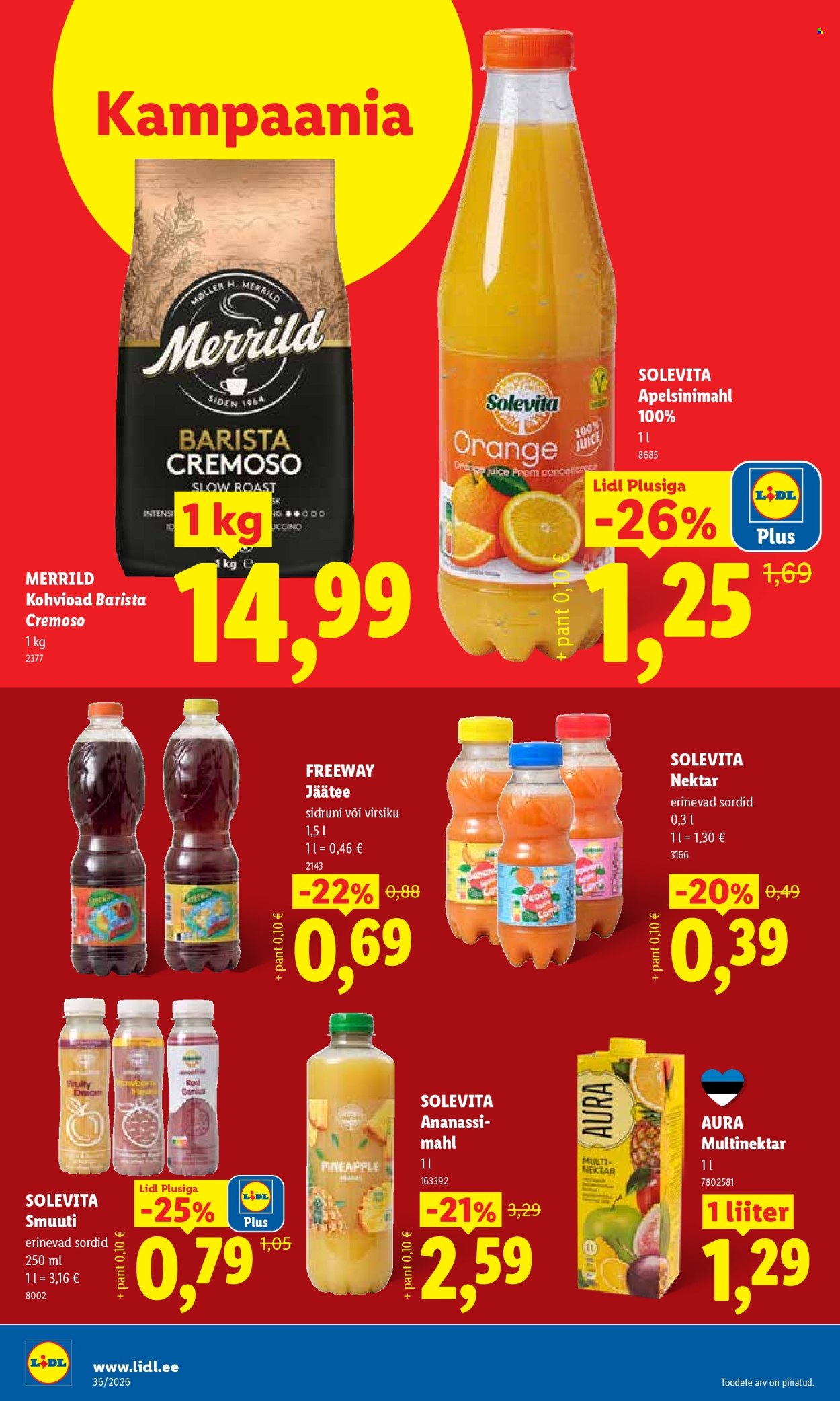 Lidl kliendileht - 31.08.2026 - 06.09.2026. Lehekülg 36