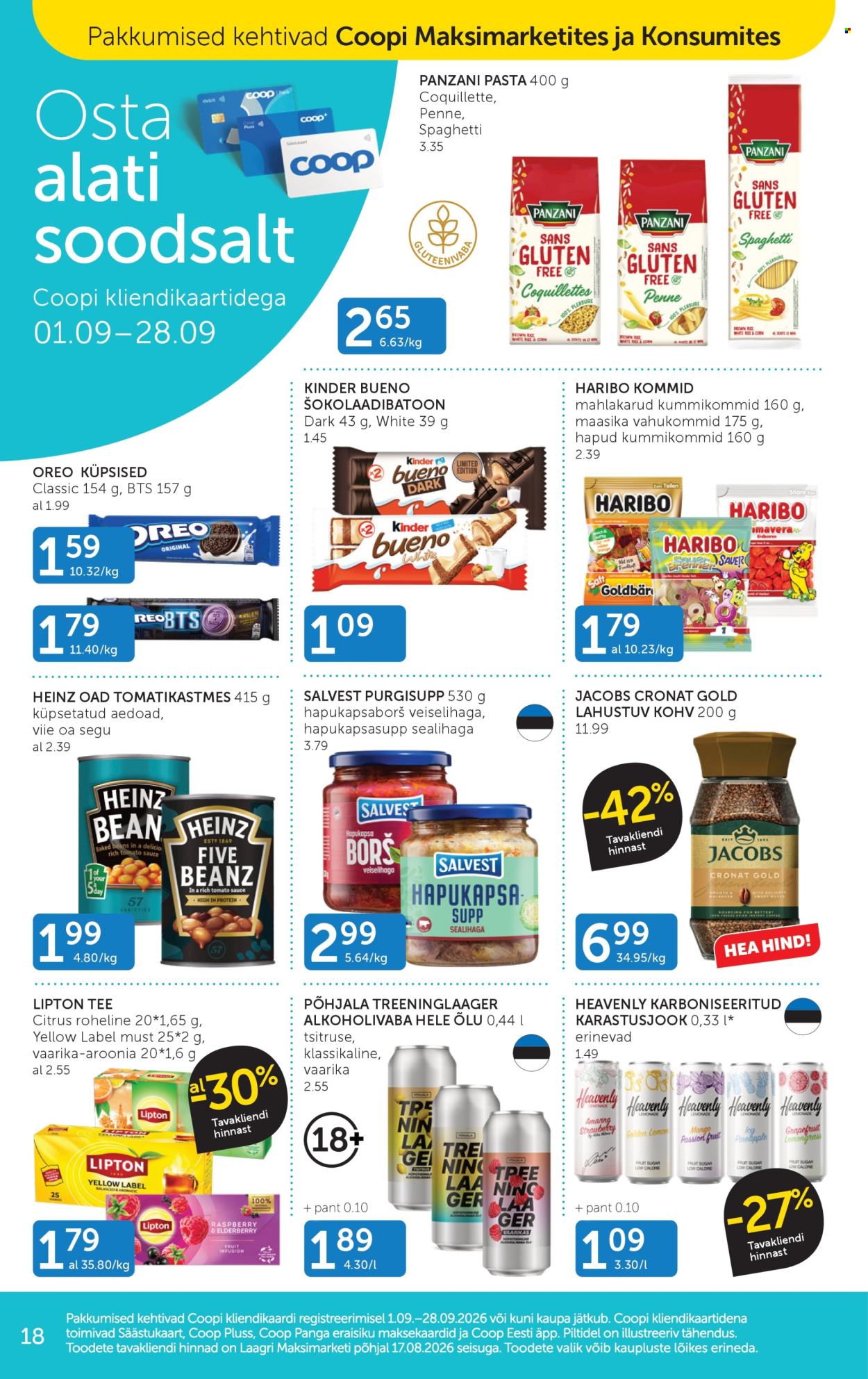 Coop kliendileht - 01.09.2026 - 07.09.2026. Lehekülg 18