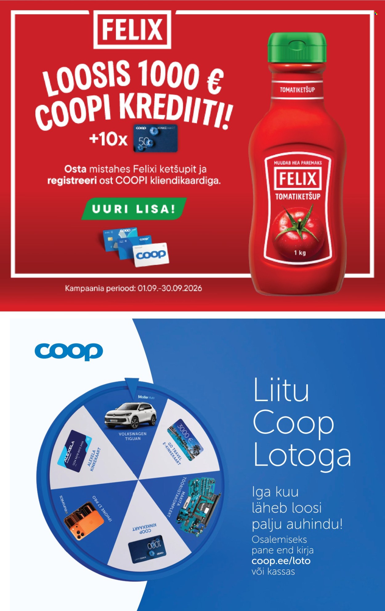 Coop kliendileht - 01.09.2026 - 07.09.2026. Lehekülg 25