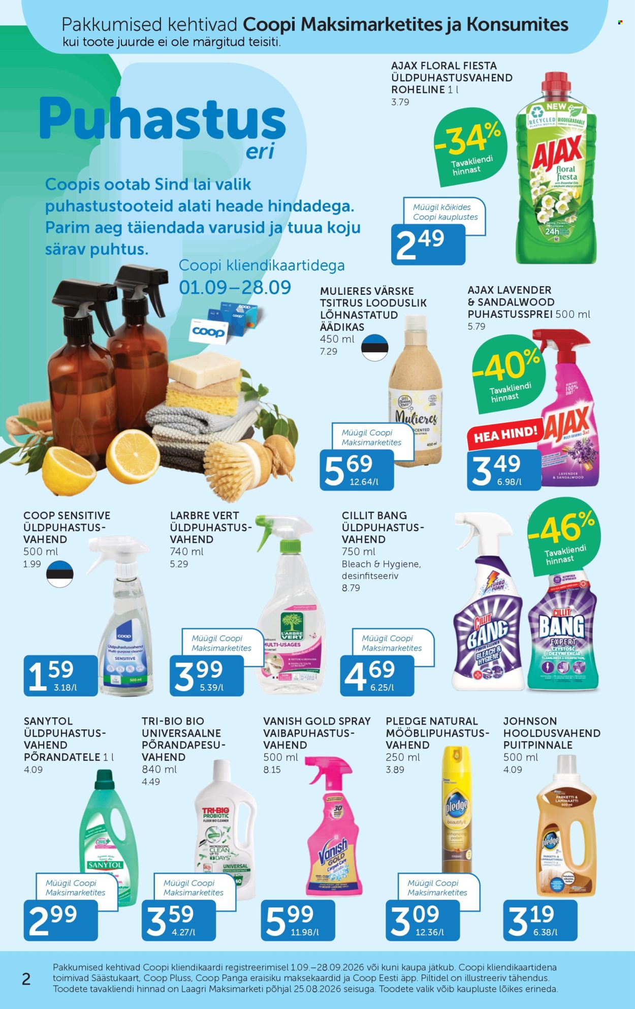 Coop kliendileht - 01.09.2026 - 28.09.2026. Lehekülg 2