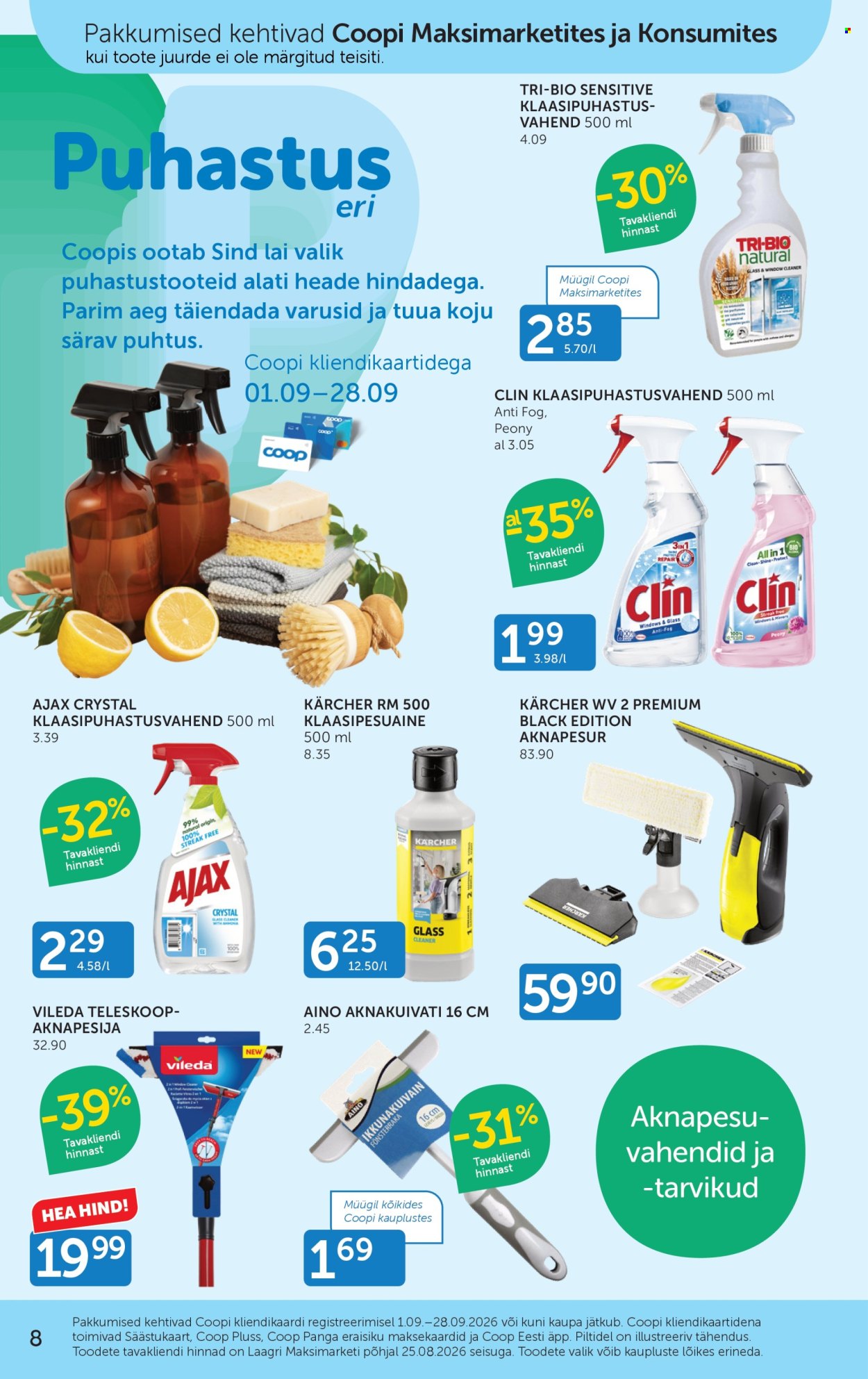 Coop kliendileht - 01.09.2026 - 28.09.2026. Lehekülg 8