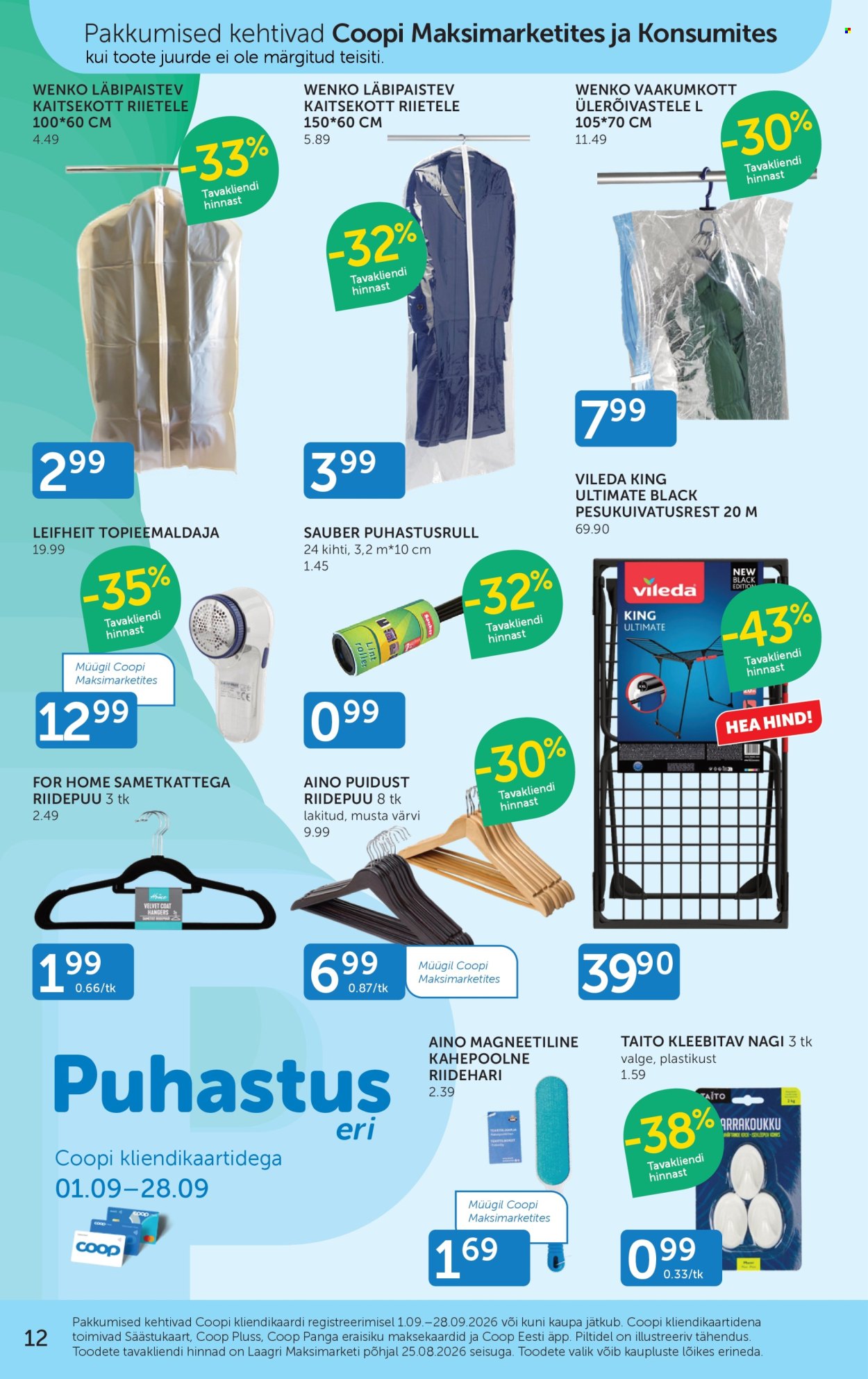 Coop kliendileht - 01.09.2026 - 28.09.2026. Lehekülg 12