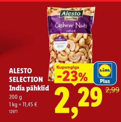 ALESTO SELECTION India pähklid