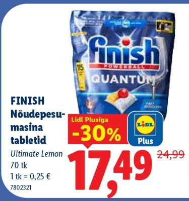 Finish Nõudepesumasina tabletid