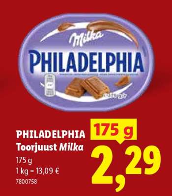 Philadelphia Toorjuust Milka