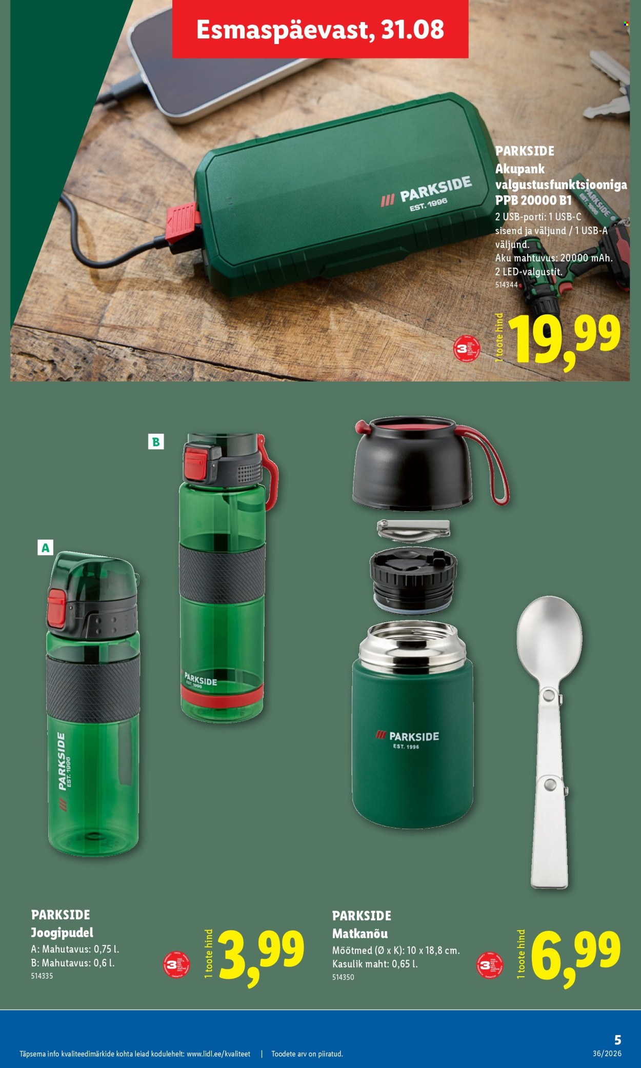 Lidl kliendileht - 31.08.2026 - 06.09.2026. Lehekülg 5