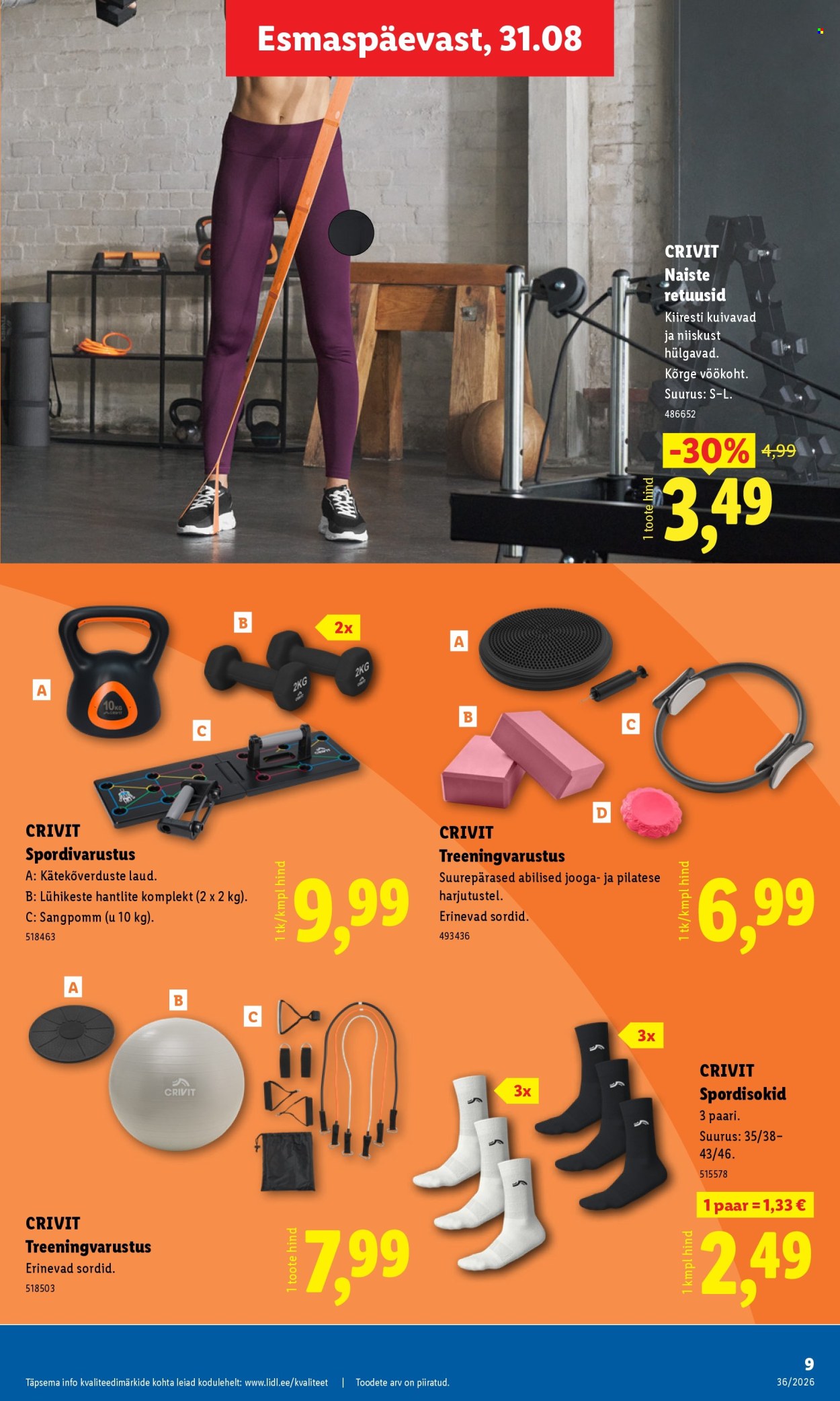 Lidl kliendileht - 31.08.2026 - 06.09.2026. Lehekülg 9