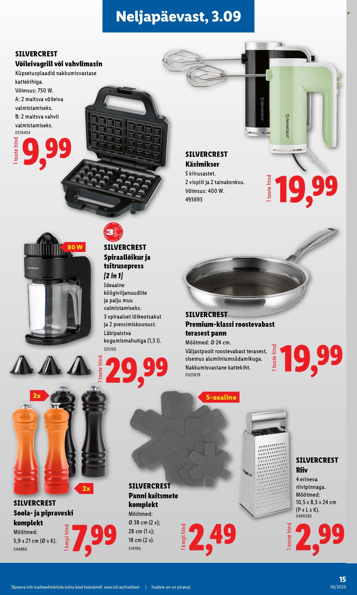 Lidl kliendileht - 31.08.2026 - 06.09.2026. Lehekülg 15
